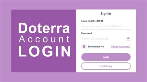 doterr|www.doterra.com log in.